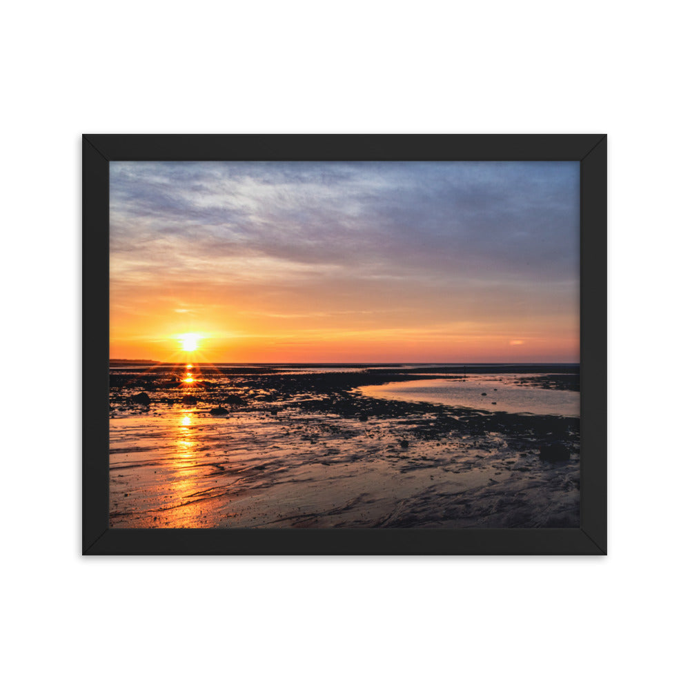 Sunset Over Cape Cod Bay - Framed Print