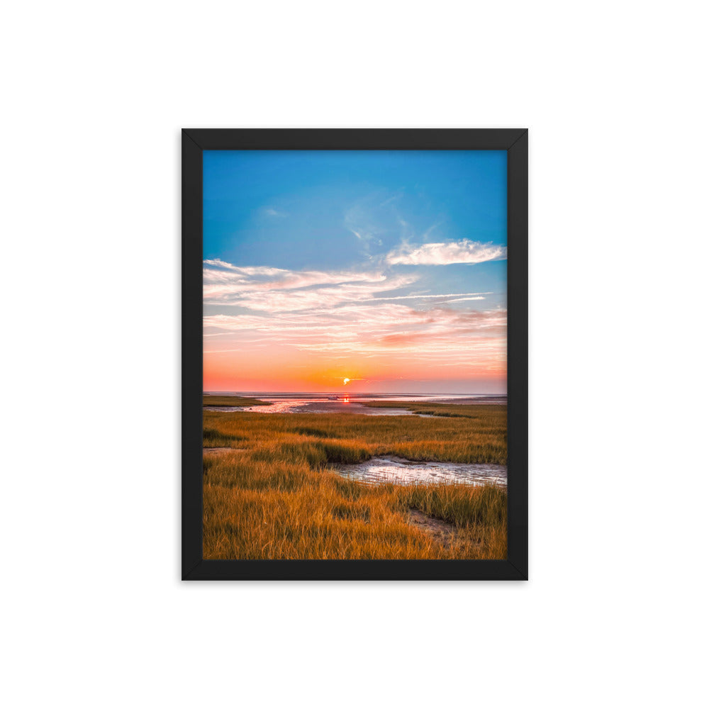 Golden Hour on Cape Cod Bay - Framed Print