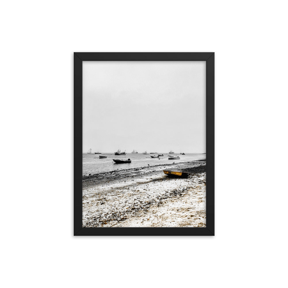 Boats on Chatham Harbor, Cape Cod - Framed Print