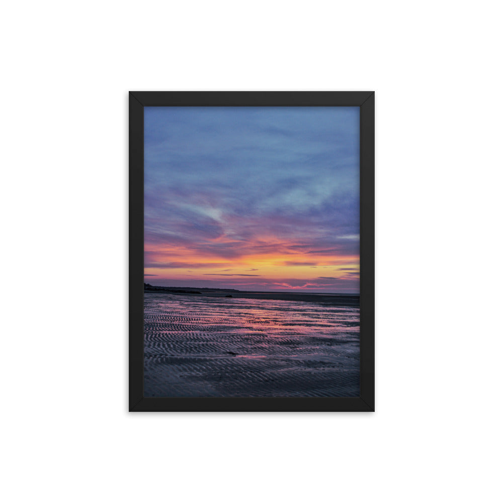 Nightfall on Cape Cod Bay - Framed Print