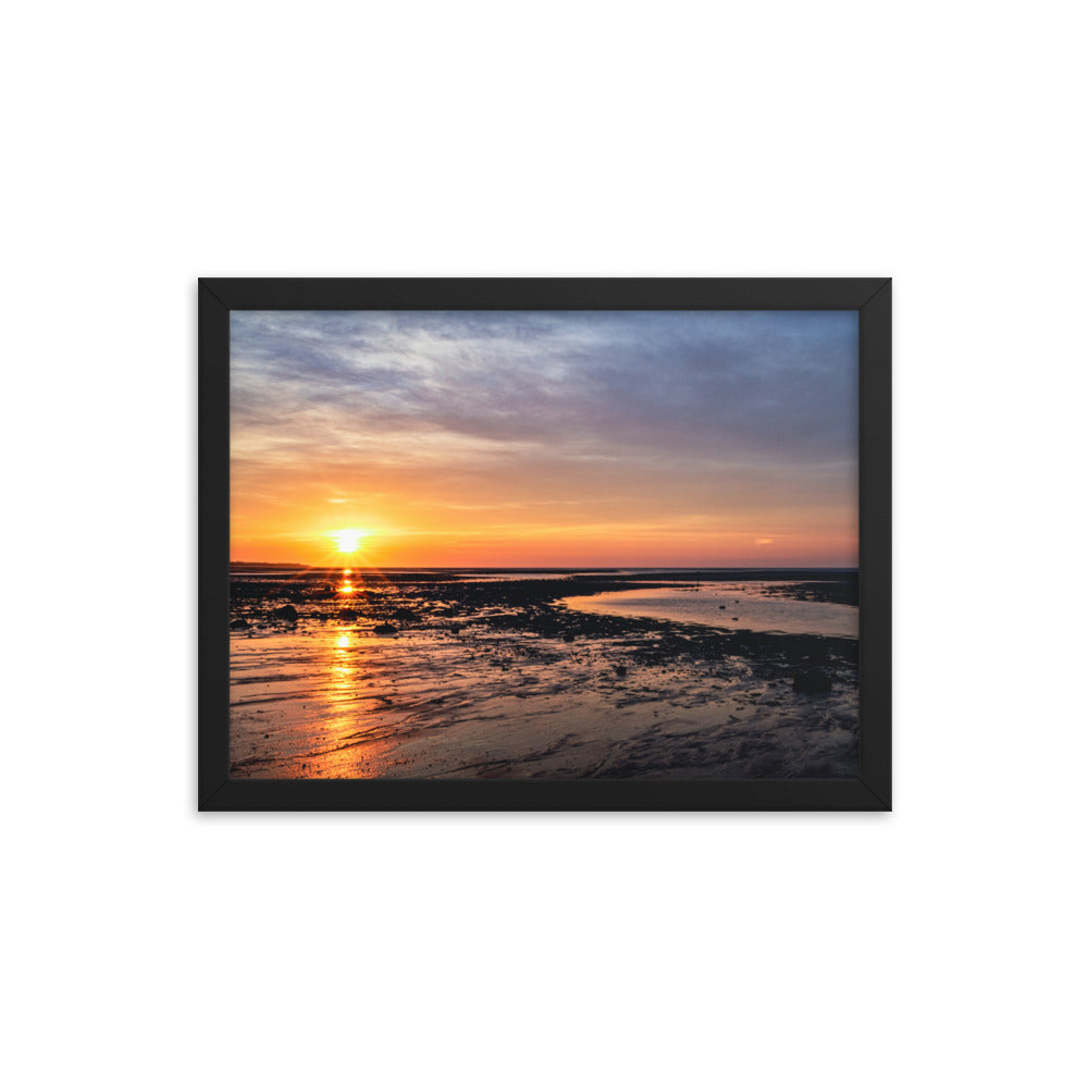 Sunset Over Cape Cod Bay - Framed Print