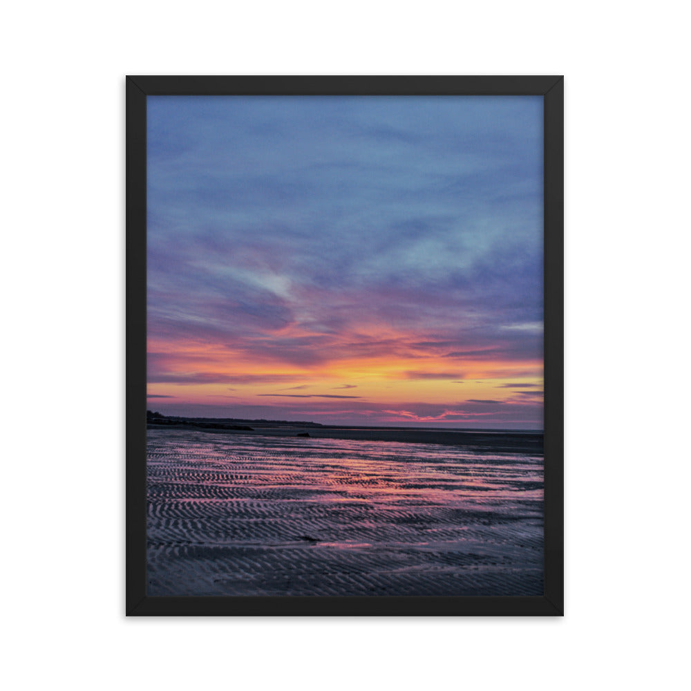 Nightfall on Cape Cod Bay - Framed Print