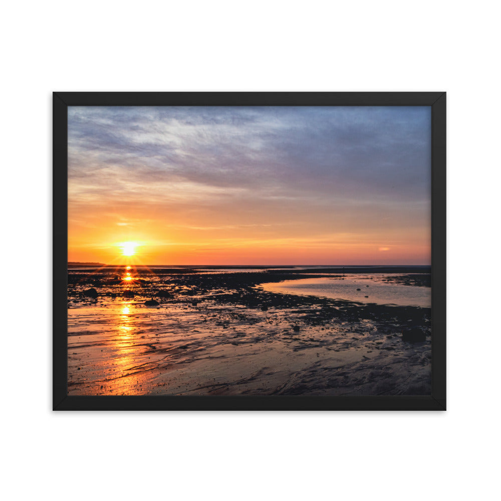 Sunset Over Cape Cod Bay - Framed Print