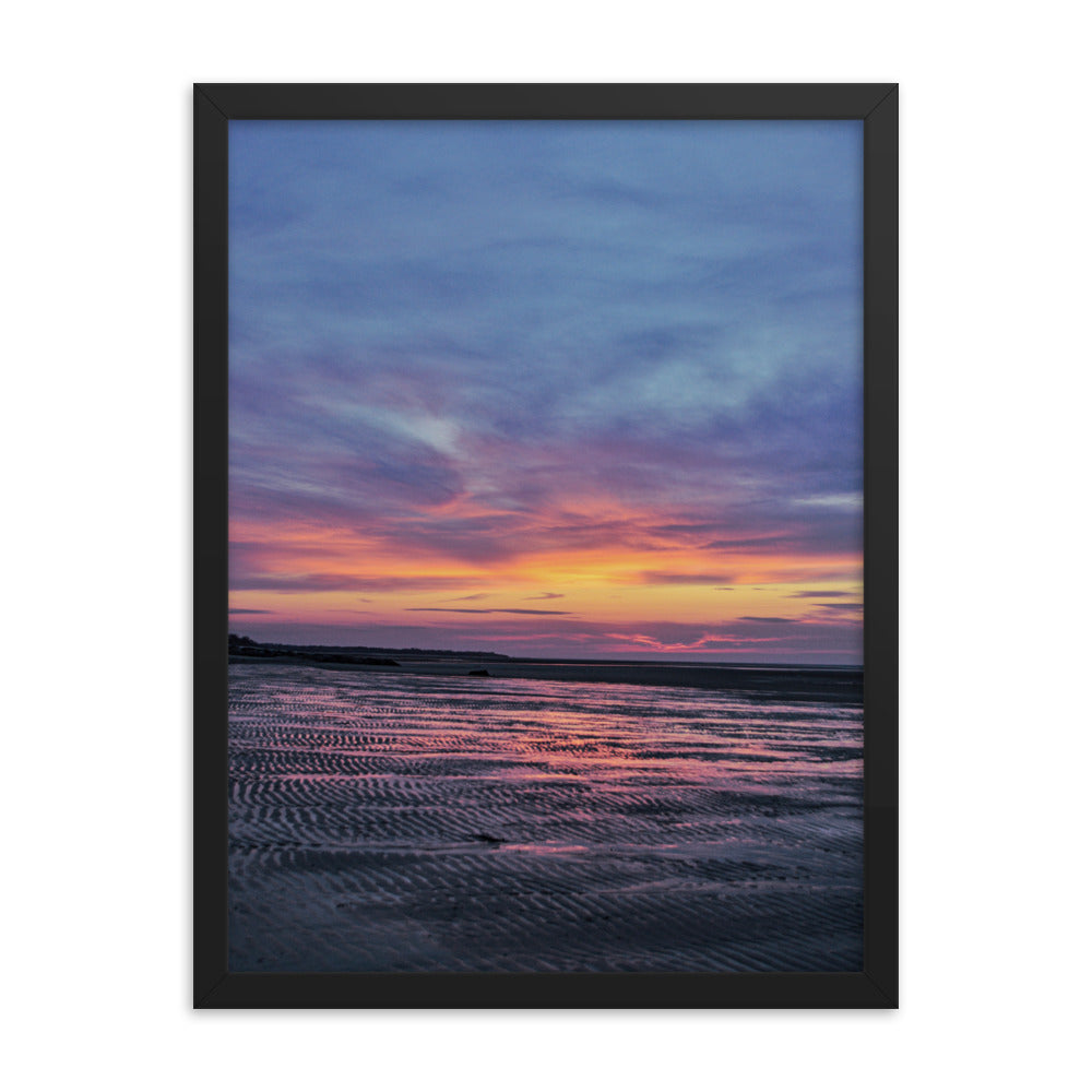 Nightfall on Cape Cod Bay - Framed Print