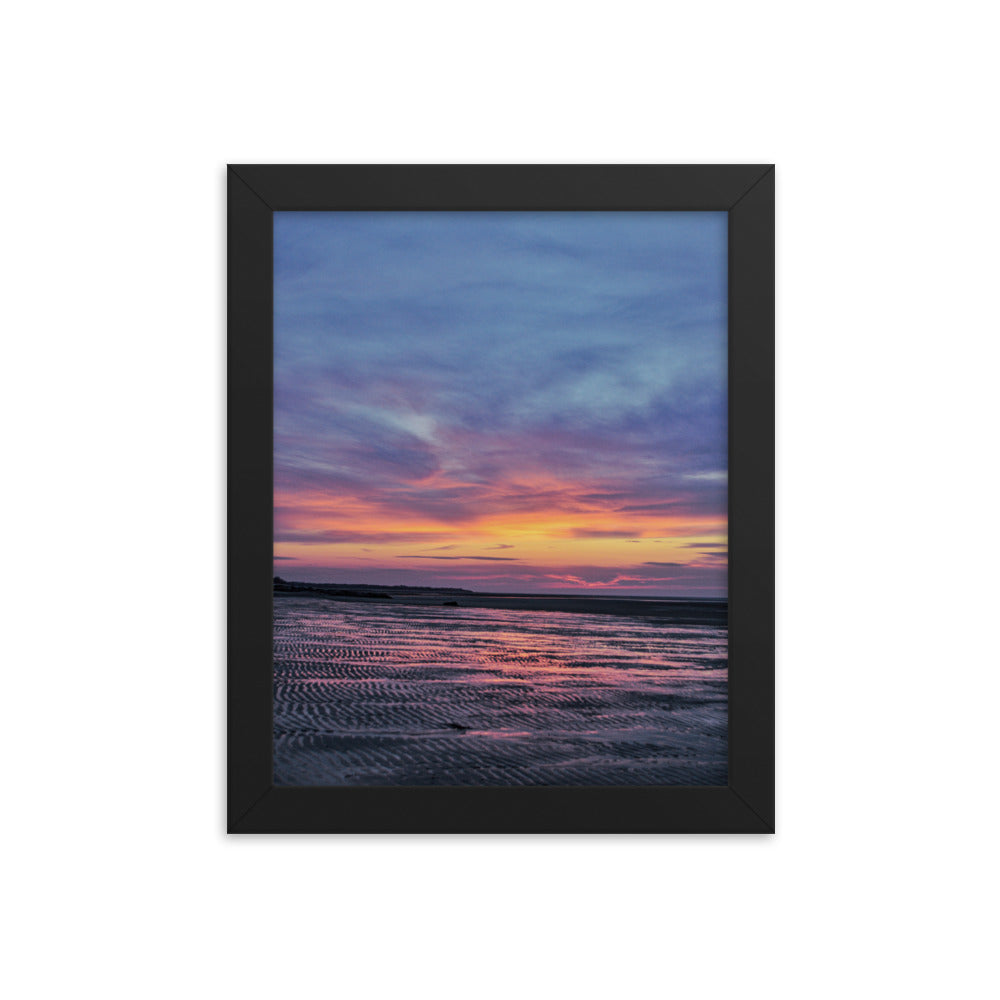 Nightfall on Cape Cod Bay - Framed Print