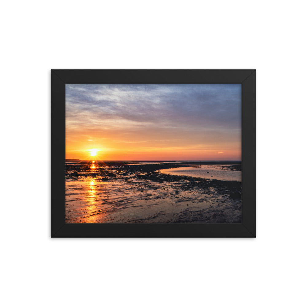Sunset Over Cape Cod Bay - Framed Print