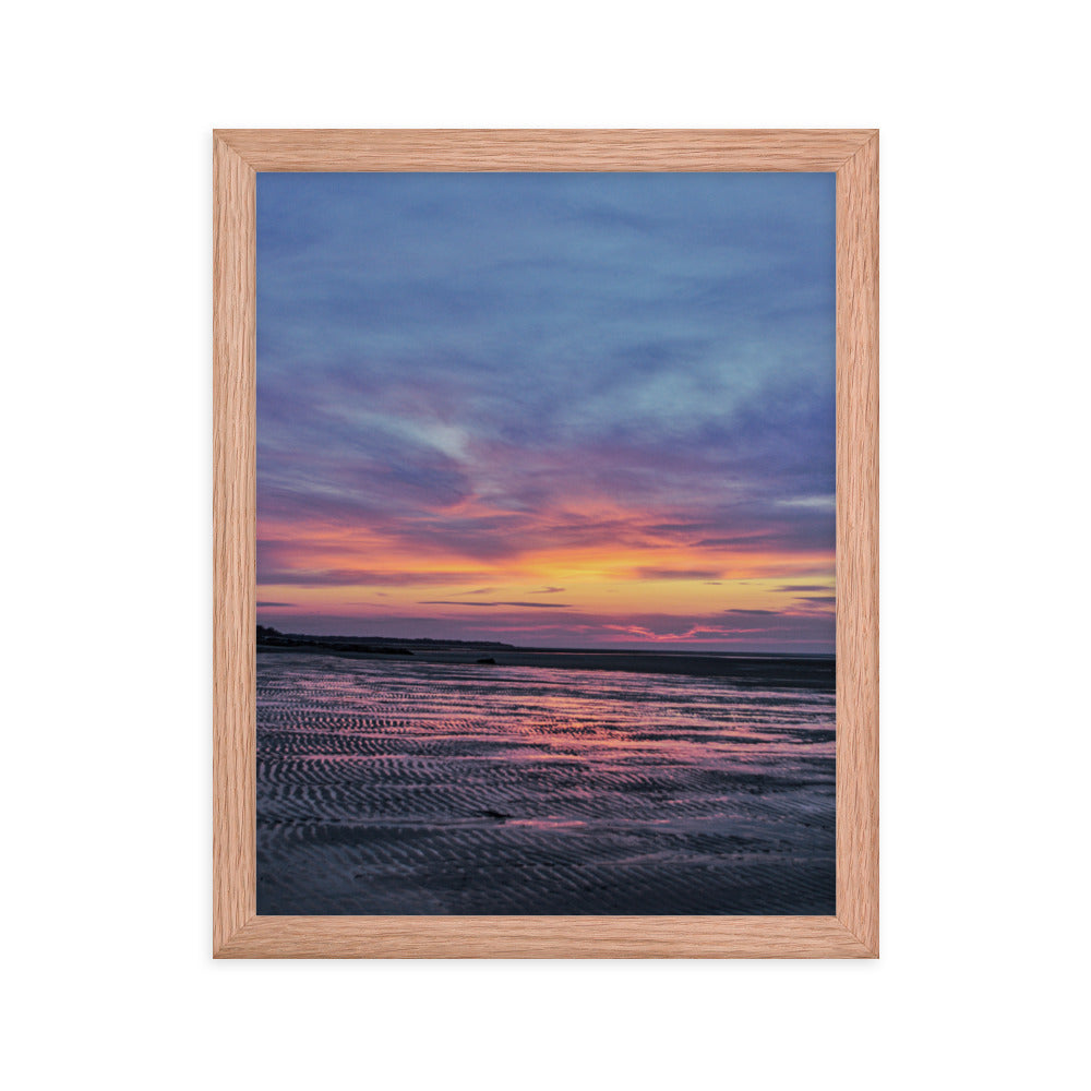 Nightfall on Cape Cod Bay - Framed Print