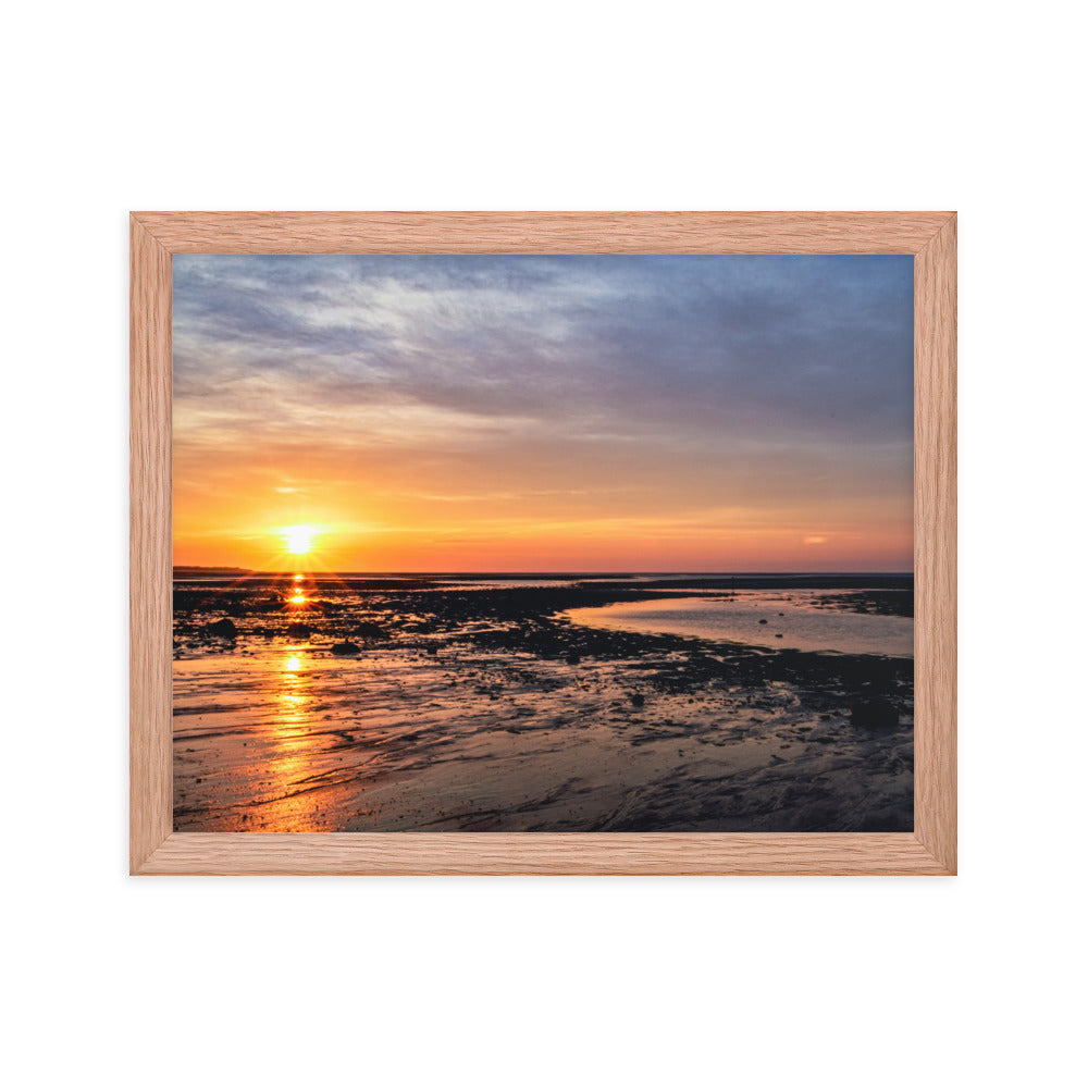 Sunset Over Cape Cod Bay - Framed Print