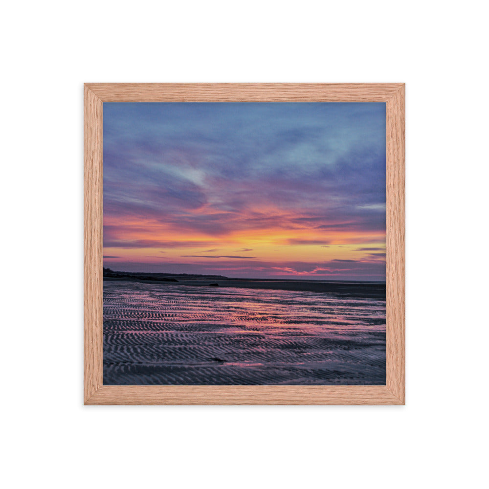 Nightfall on Cape Cod Bay - Framed Print