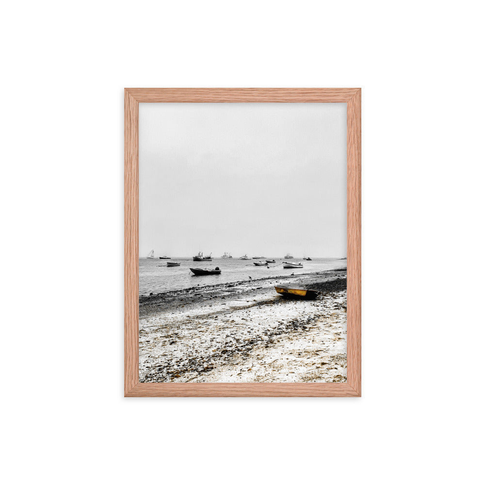 Boats on Chatham Harbor, Cape Cod - Framed Print