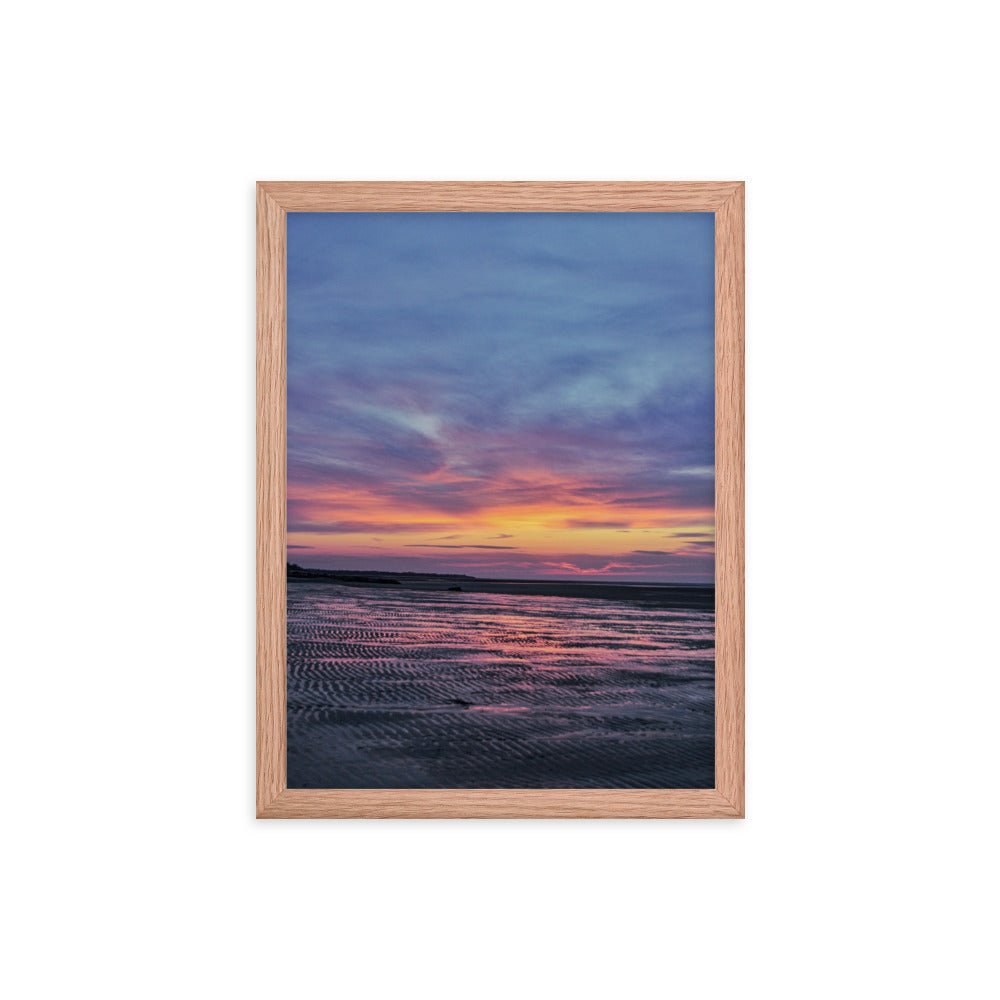 Nightfall on Cape Cod Bay - Framed Print