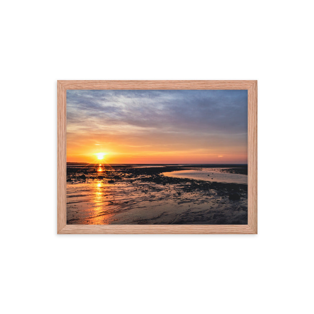 Sunset Over Cape Cod Bay - Framed Print