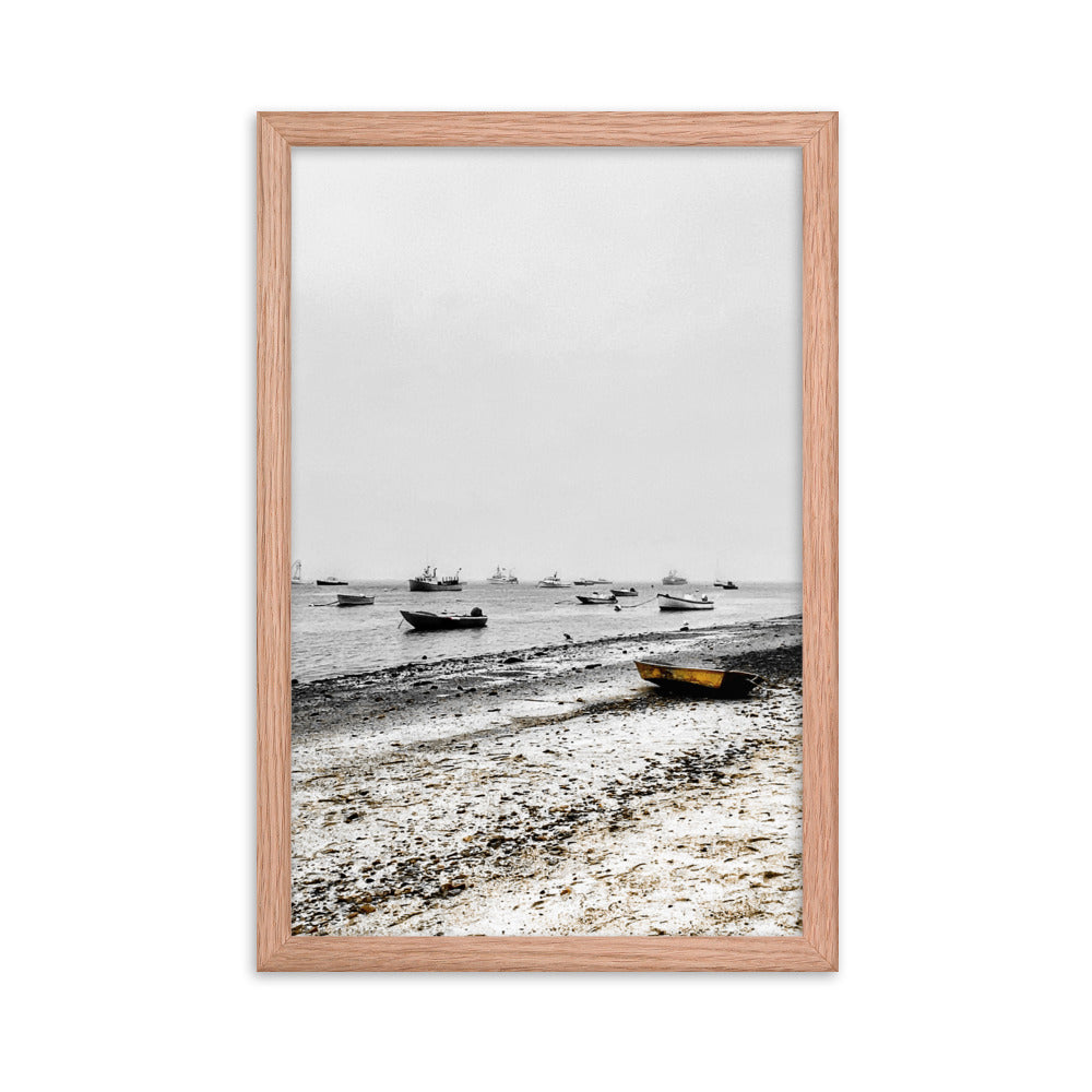 Boats on Chatham Harbor, Cape Cod - Framed Print