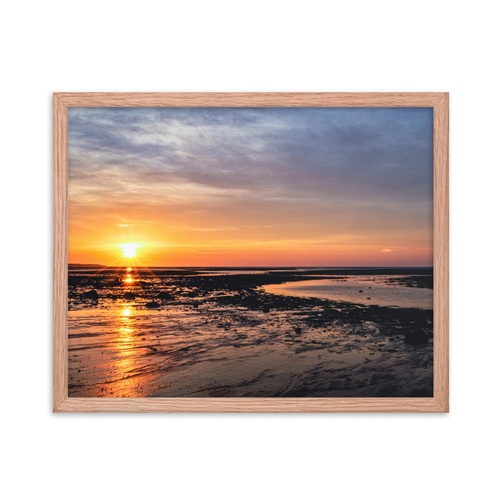 Sunset Over Cape Cod Bay - Framed Print