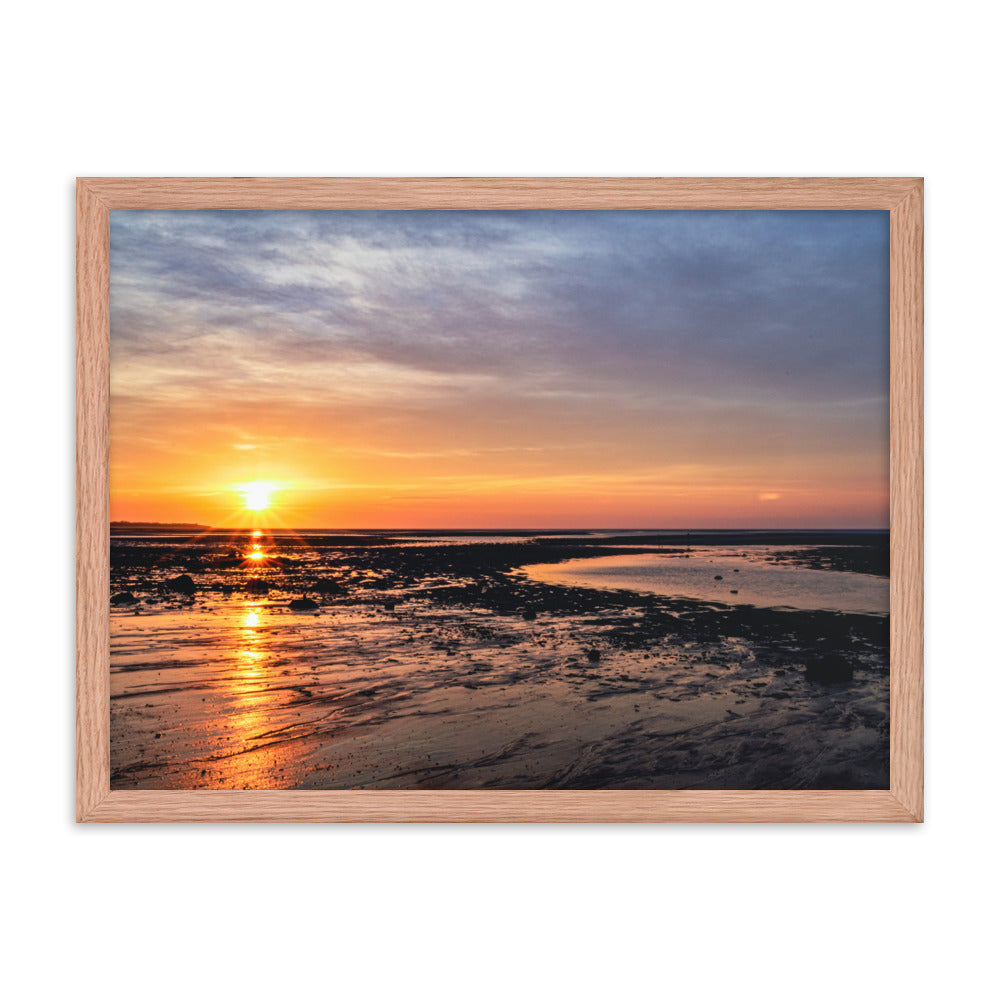 Sunset Over Cape Cod Bay - Framed Print