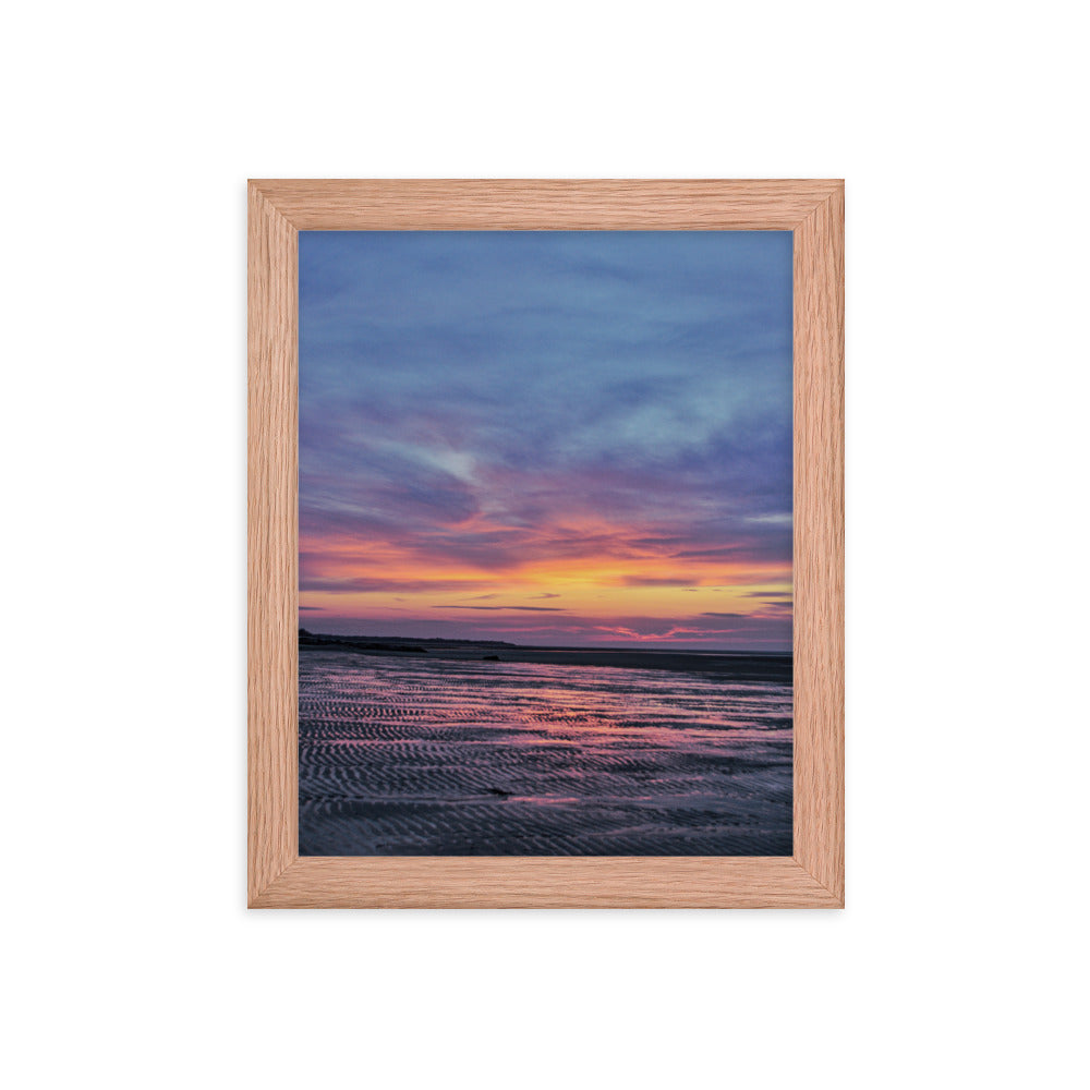 Nightfall on Cape Cod Bay - Framed Print