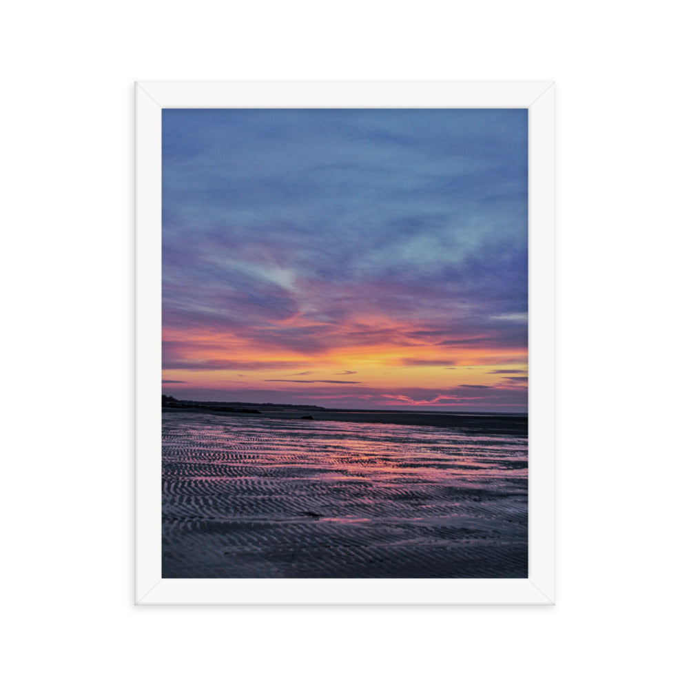 Nightfall on Cape Cod Bay - Framed Print