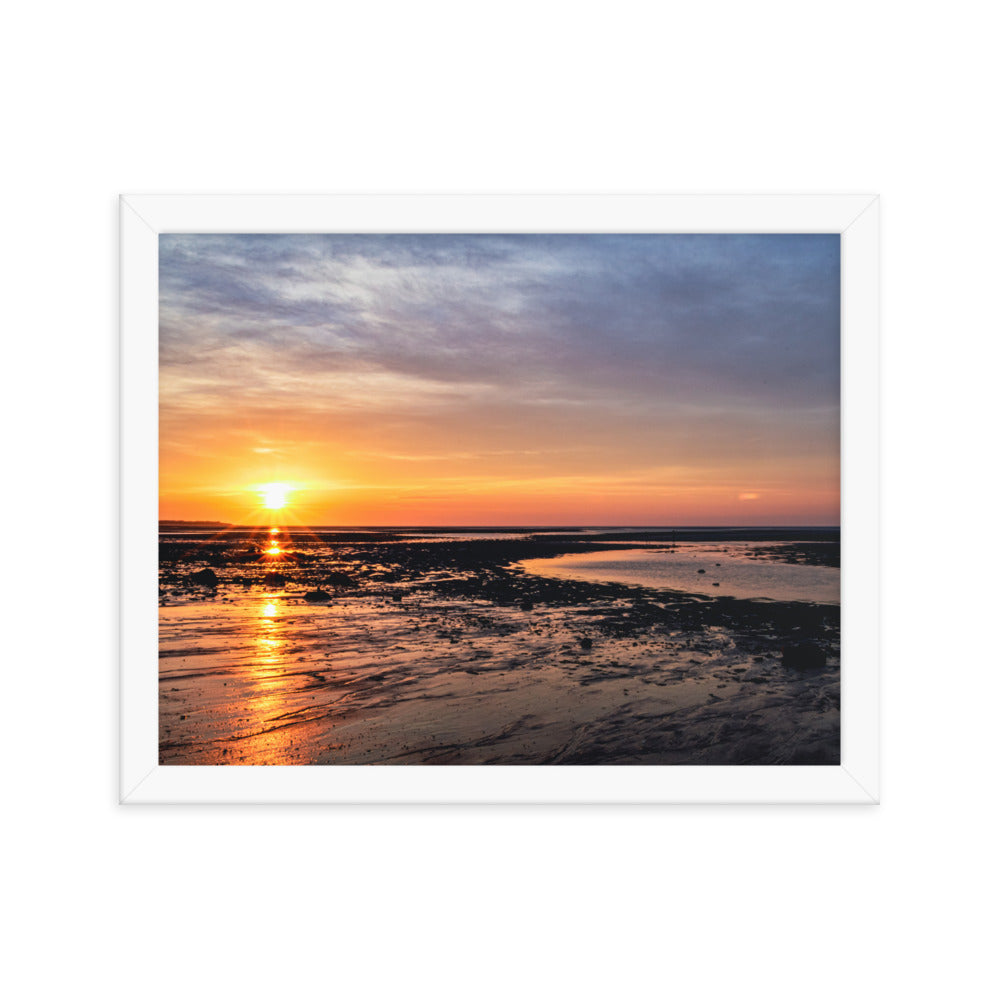 Sunset Over Cape Cod Bay - Framed Print