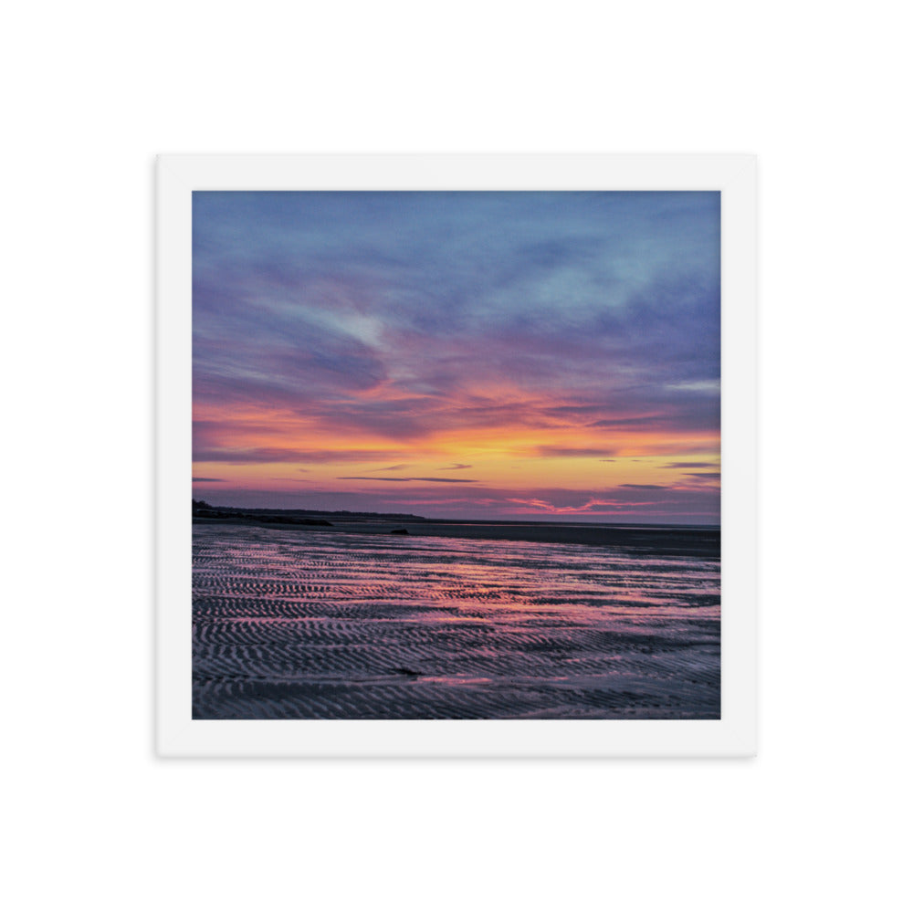 Nightfall on Cape Cod Bay - Framed Print
