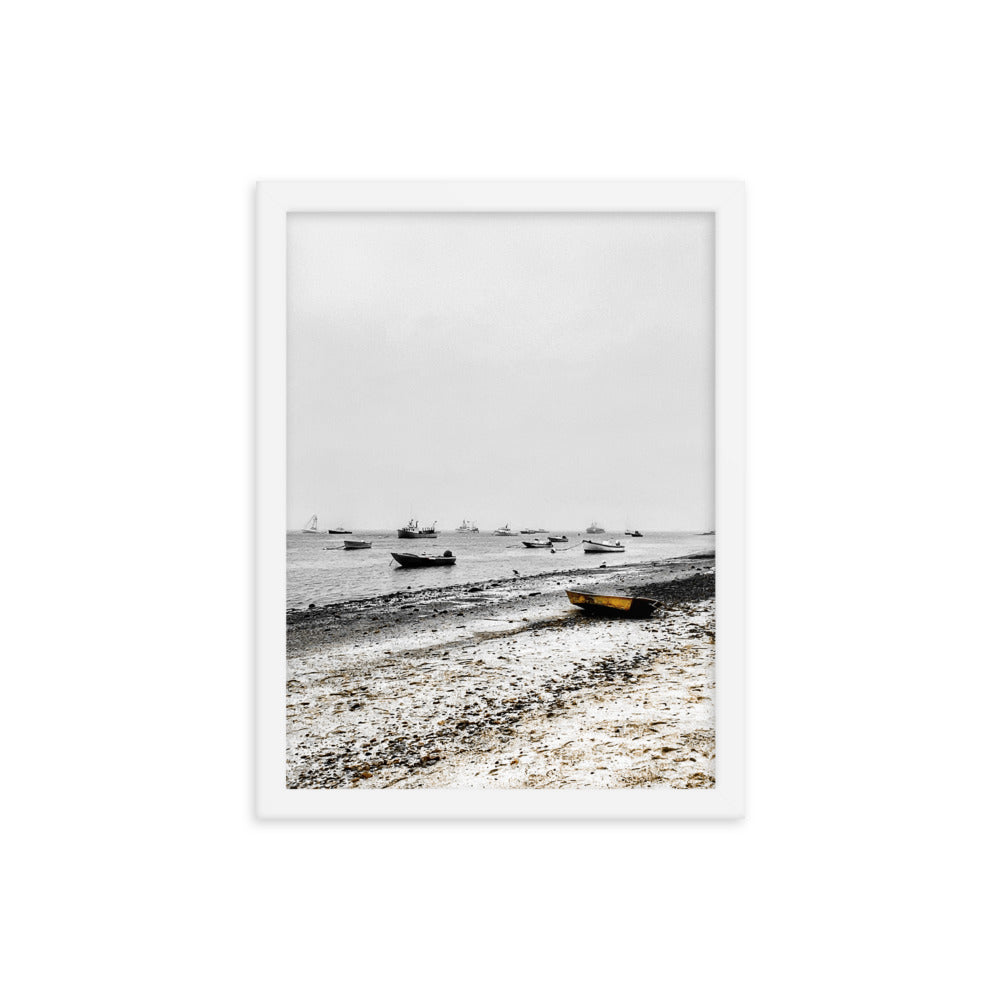 Boats on Chatham Harbor, Cape Cod - Framed Print