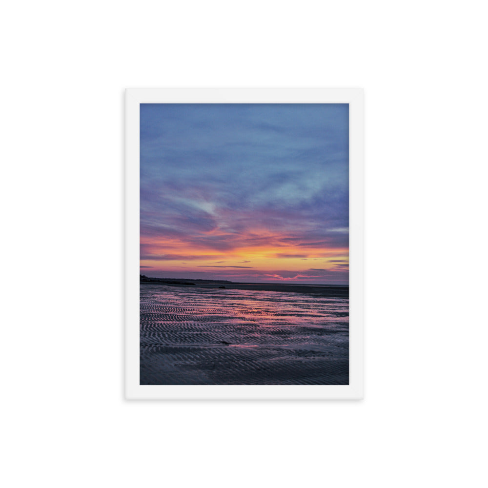 Nightfall on Cape Cod Bay - Framed Print