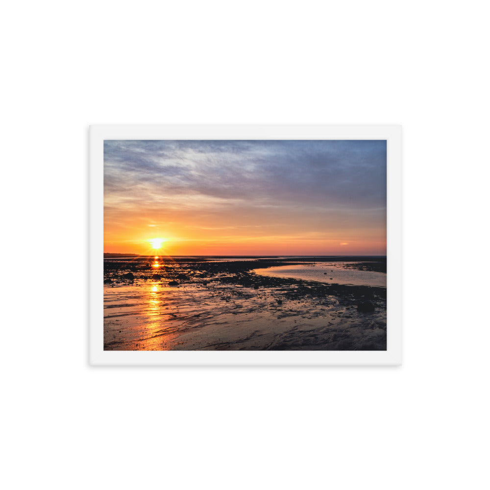 Sunset Over Cape Cod Bay - Framed Print