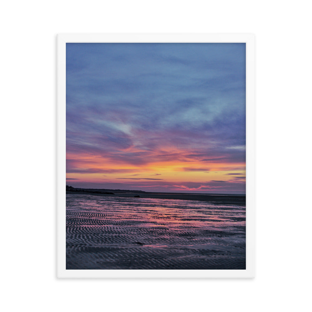 Nightfall on Cape Cod Bay - Framed Print