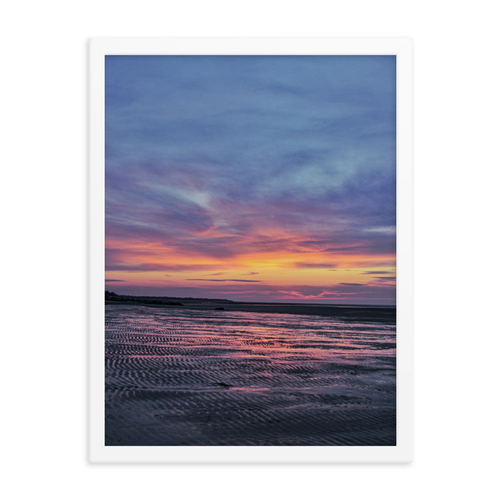 Nightfall on Cape Cod Bay - Framed Print