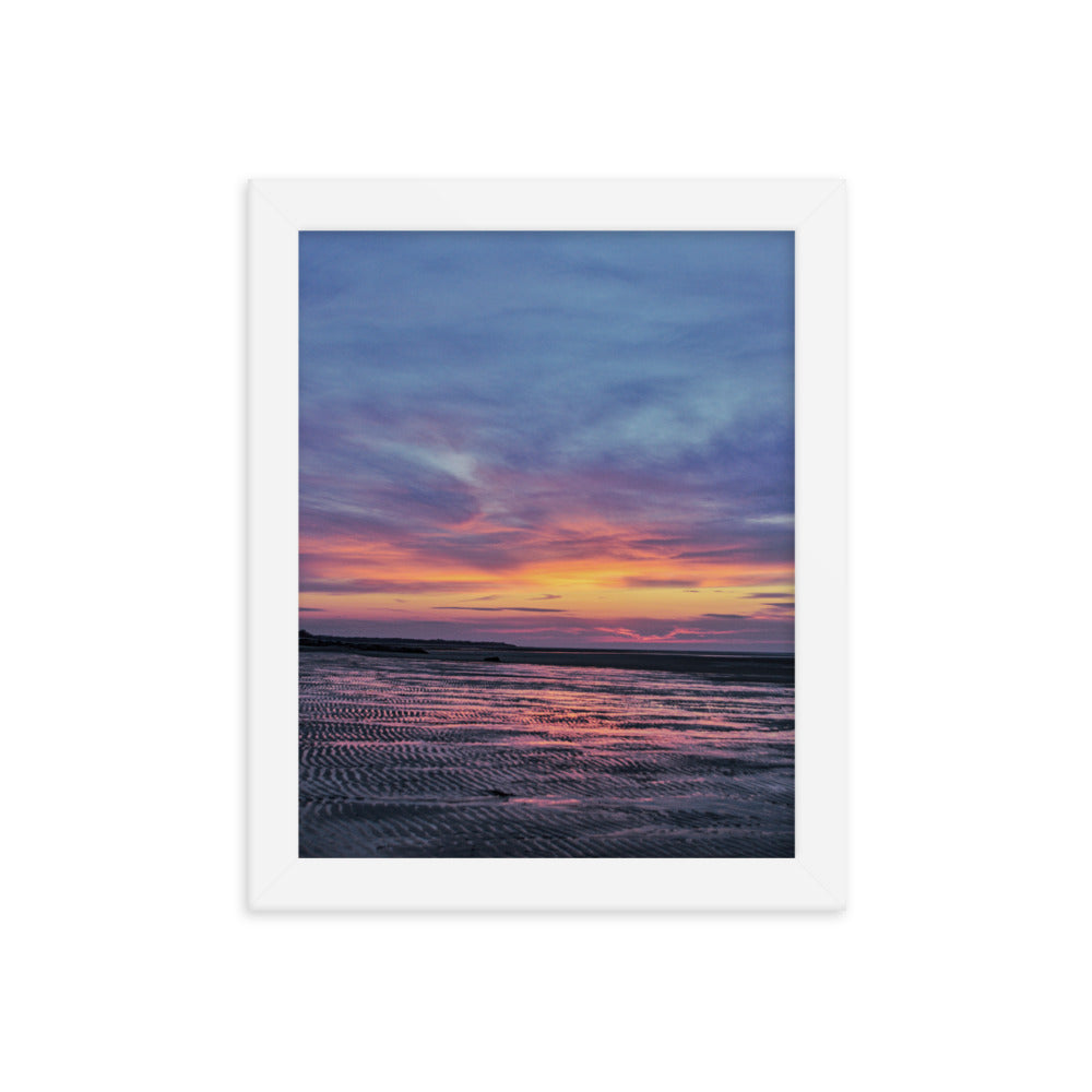 Nightfall on Cape Cod Bay - Framed Print