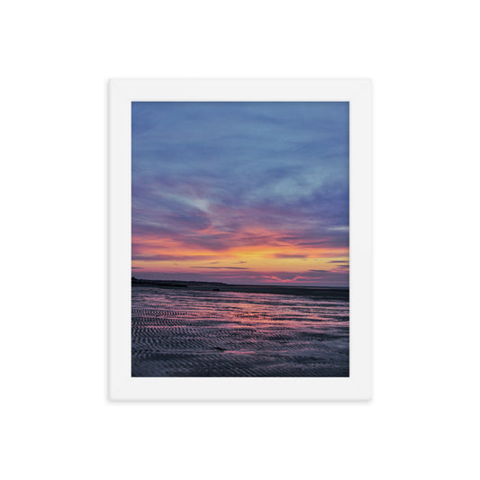 Nightfall on Cape Cod Bay - Framed Print