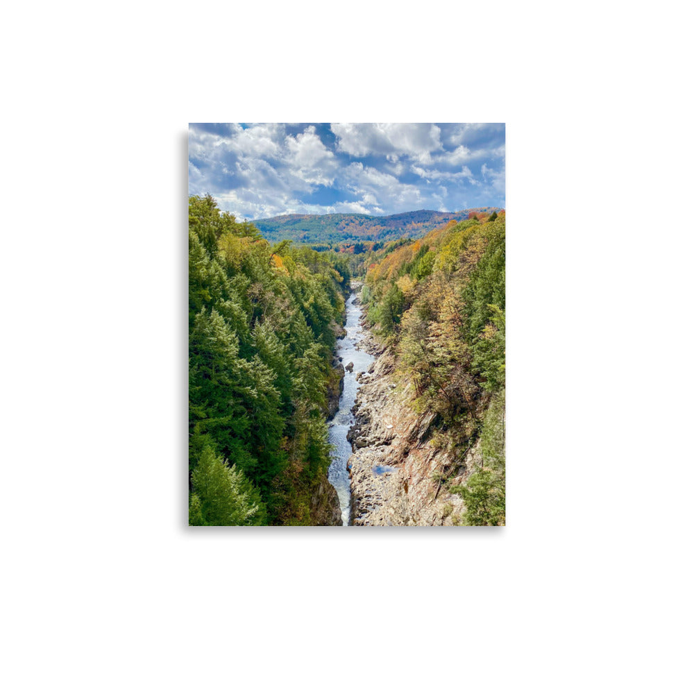 Clouds Over Quechee Gorge, Vermont - Print