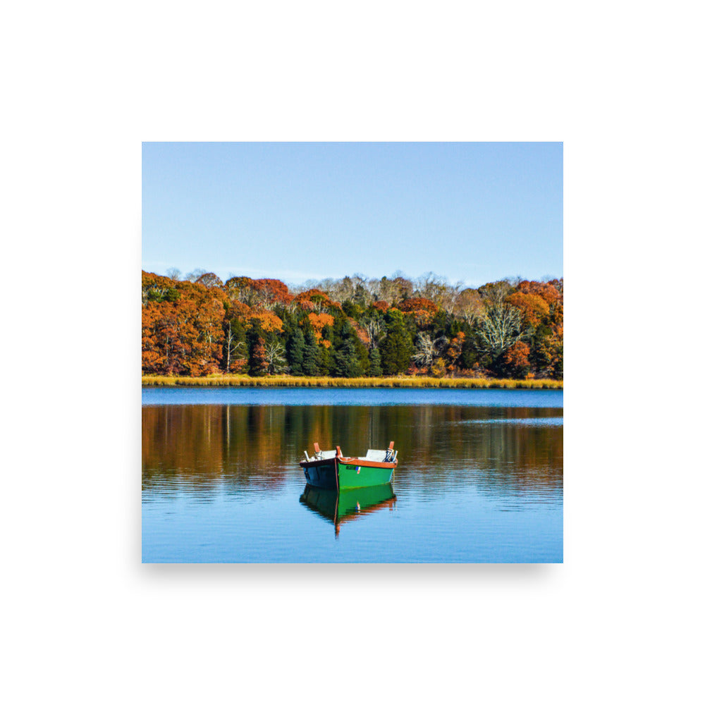 Boat on Salt Pond, Cape Cod - Print