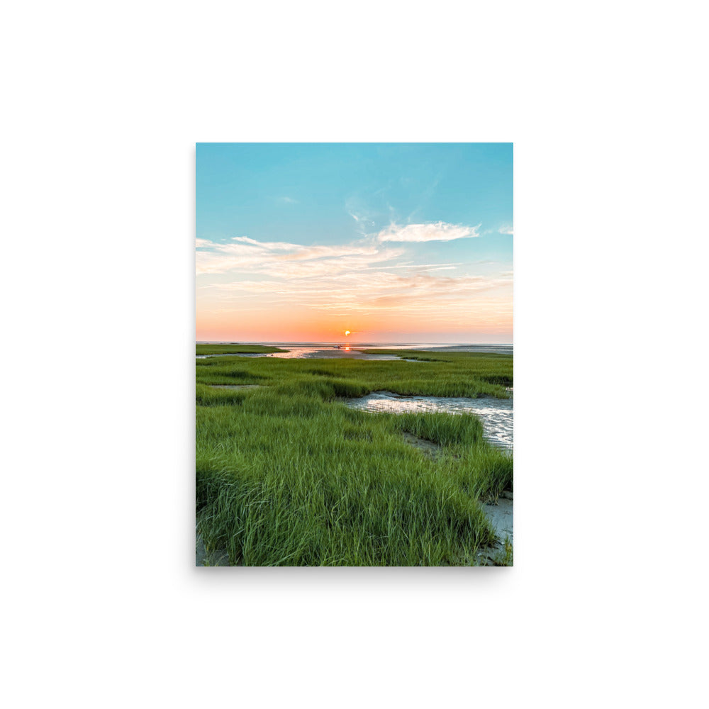 Sunset on Mant's Landing, Cape Cod - Print