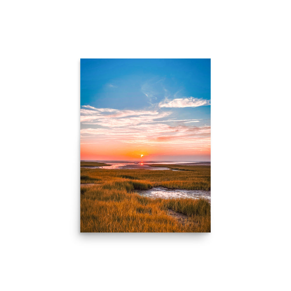 Golden Hour on Cape Cod Bay - Print