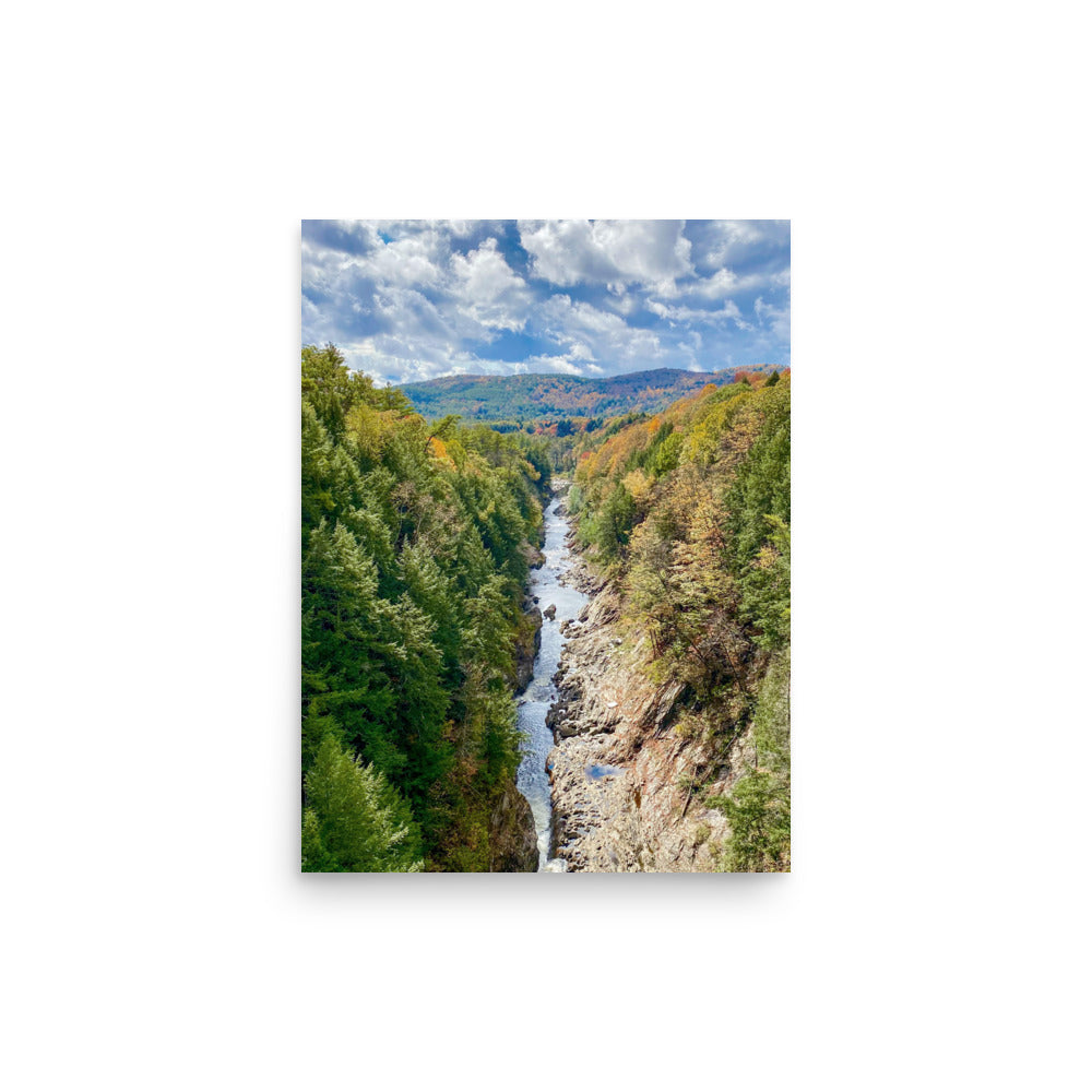 Clouds Over Quechee Gorge, Vermont - Print