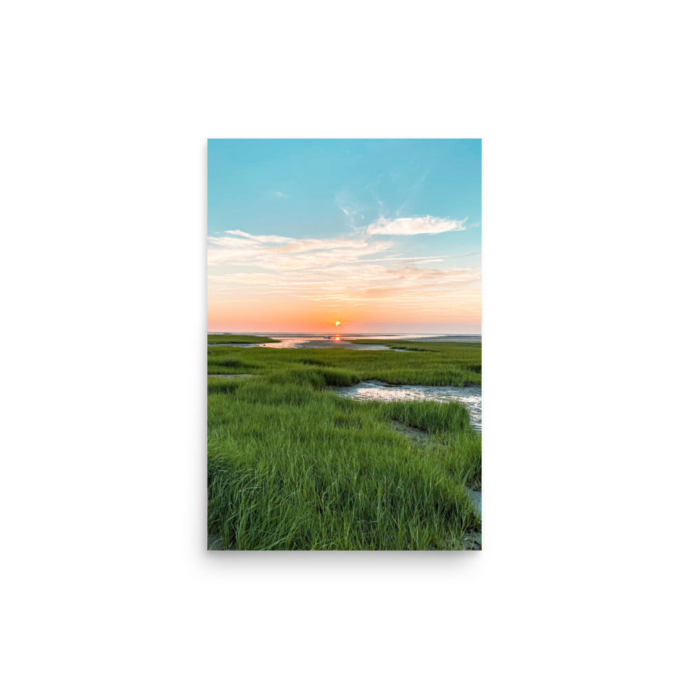 Sunset on Mant's Landing, Cape Cod - Print