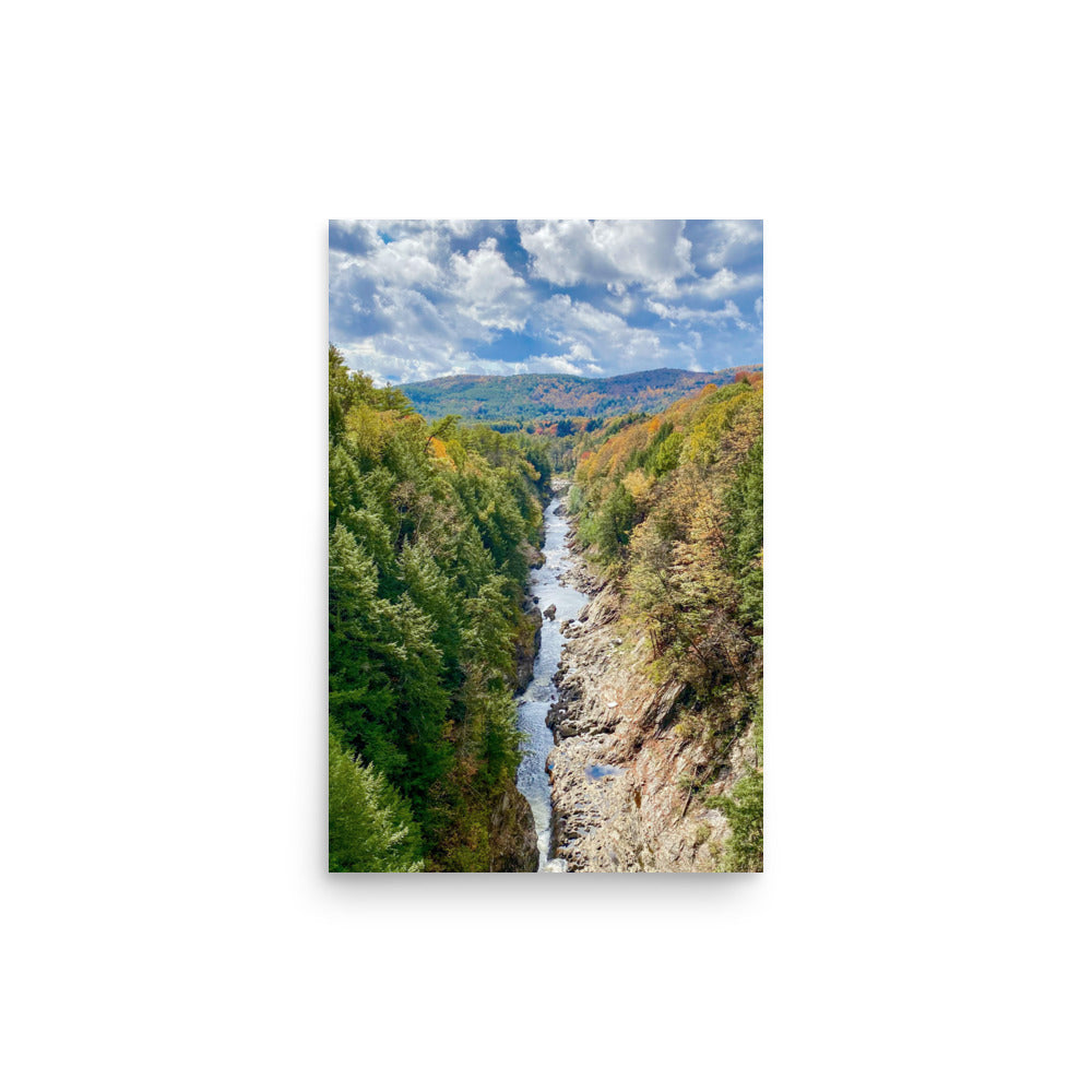 Clouds Over Quechee Gorge, Vermont - Print