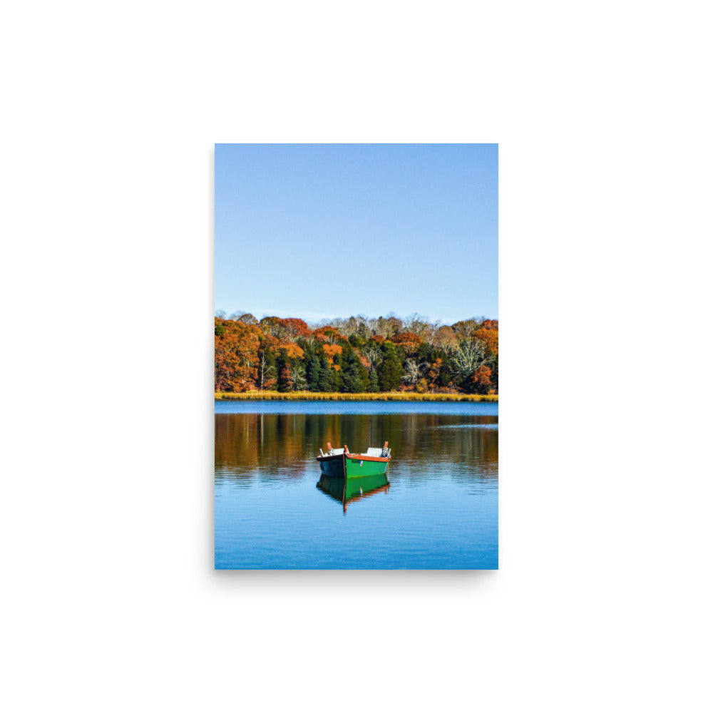Boat on Salt Pond, Cape Cod - Print