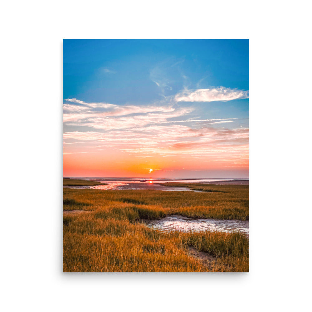 Golden Hour on Cape Cod Bay - Print