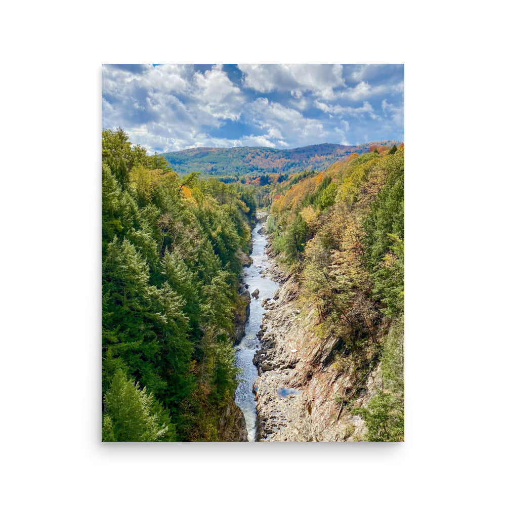Clouds Over Quechee Gorge, Vermont - Print