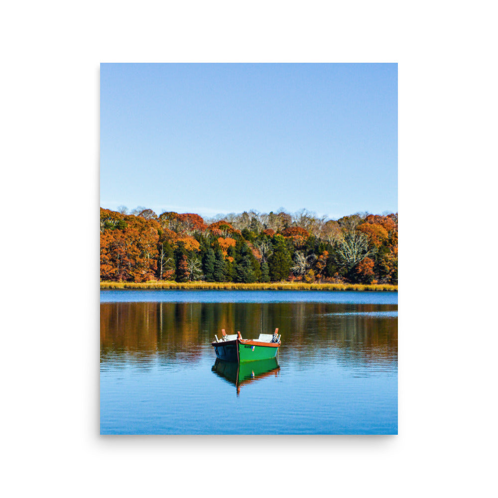 Boat on Salt Pond, Cape Cod - Print