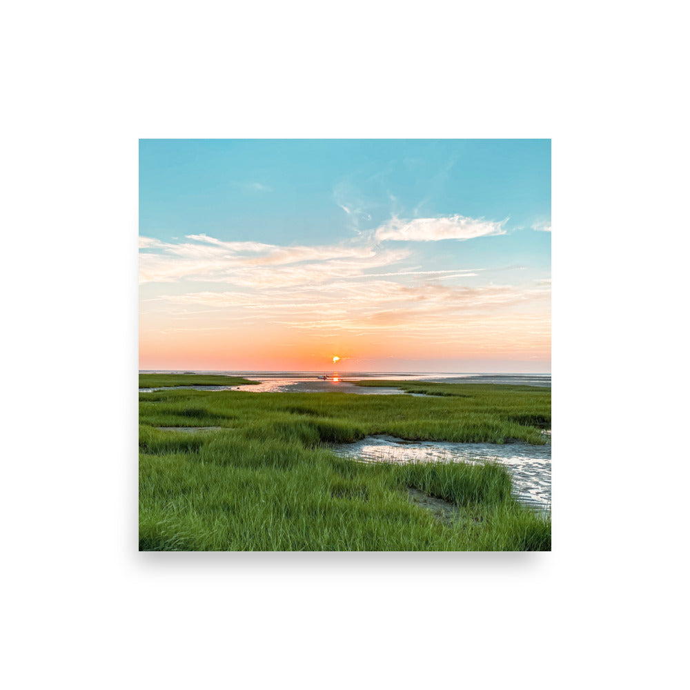 Sunset on Mant's Landing, Cape Cod - Print