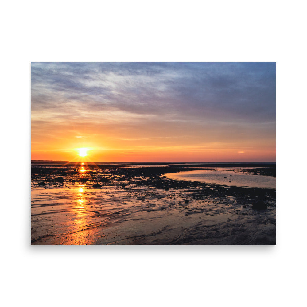 Sunset Over Cape Cod Bay - Print