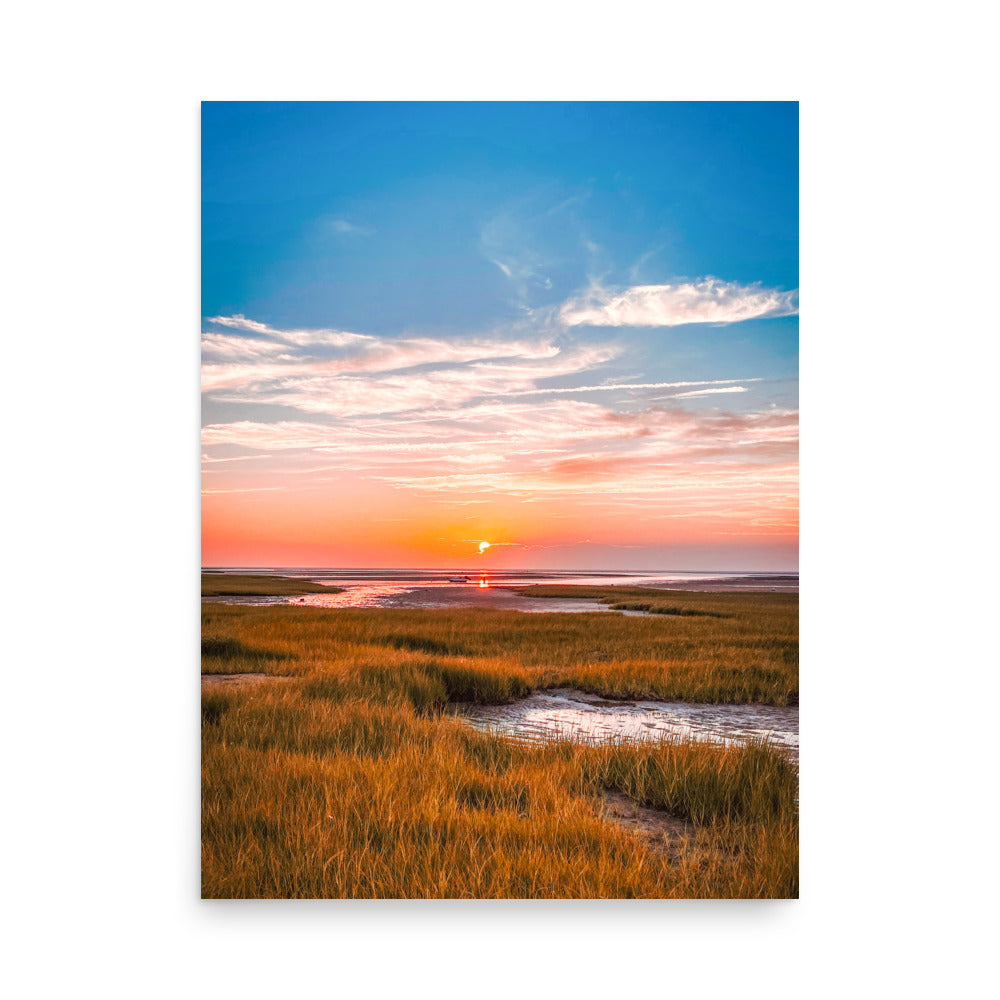 Golden Hour on Cape Cod Bay - Print