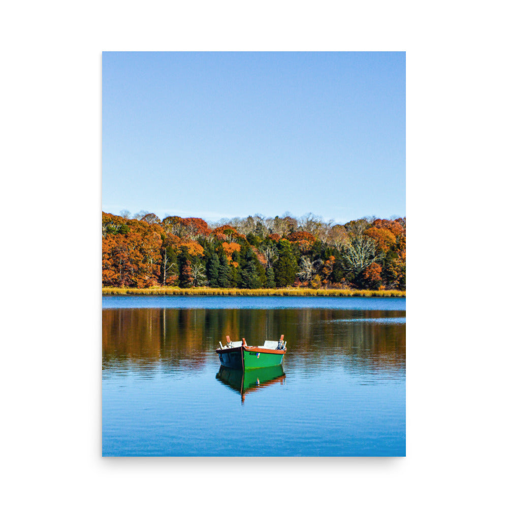 Boat on Salt Pond, Cape Cod - Print
