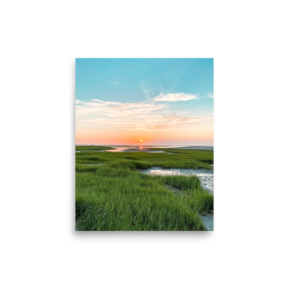 Sunset on Mant's Landing, Cape Cod - Print