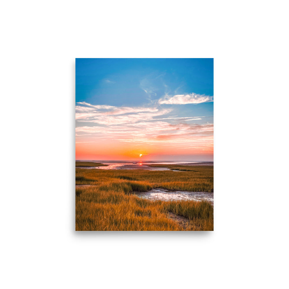 Golden Hour on Cape Cod Bay - Print