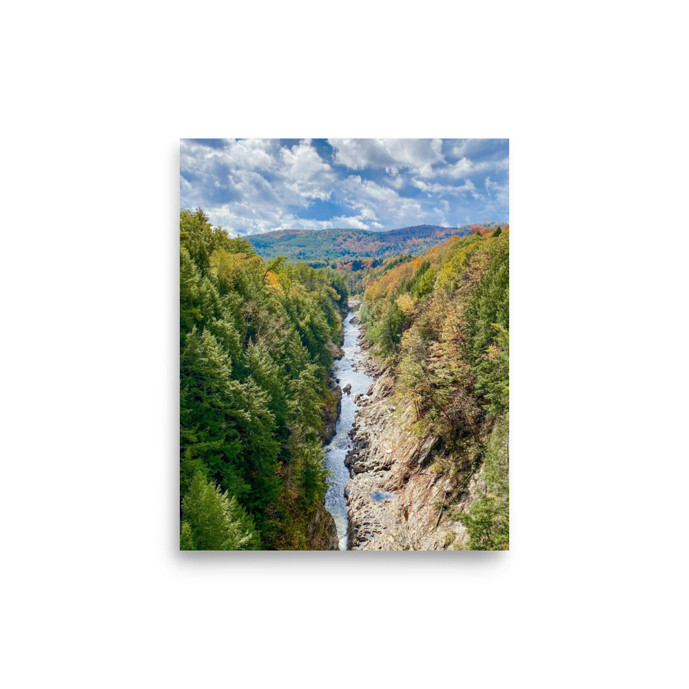 Clouds Over Quechee Gorge, Vermont - Print
