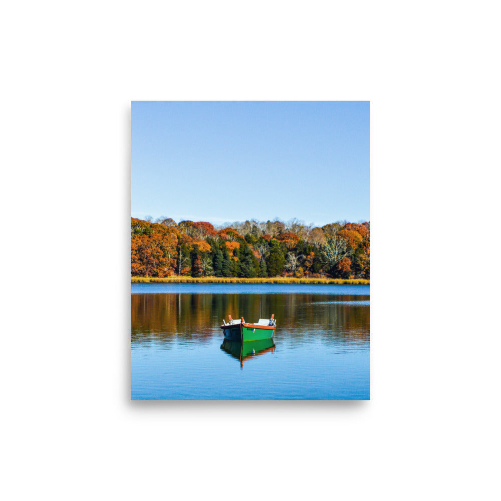 Boat on Salt Pond, Cape Cod - Print