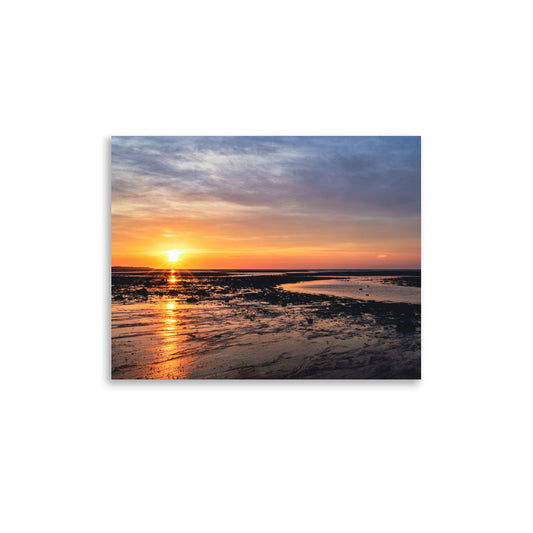 Sunset Over Cape Cod Bay - Print